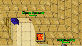 Chev Woman on screen