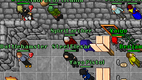 Spirit archer on screen