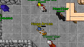 Nogo Arcan on screen