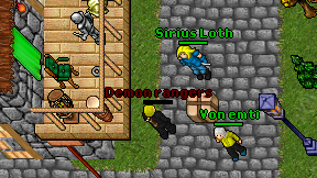 Demon rangers on screen