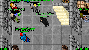 Thro Glix on screen