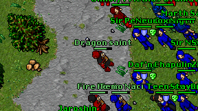 Dragon saint on screen