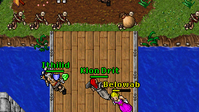 Klon Drit on screen