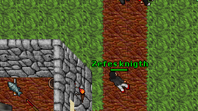 Zefes knigth on screen