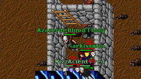 Azazel de Blood Thing on screen