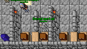 Dead metal on screen