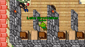 Luke Skystalker on screen