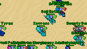 Mesogen on screen