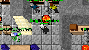 Knight swadow on screen