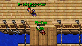 Vi-fon on screen