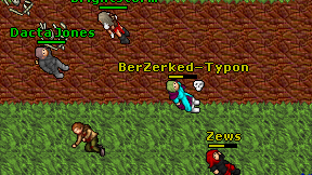 BerZerked-Typon on screen