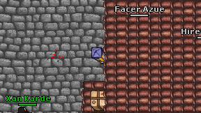 Facer Azue on screen
