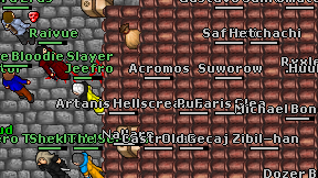 Acromos on screen