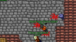 Halfing Outrider on screen