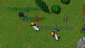 Divine Doom on screen