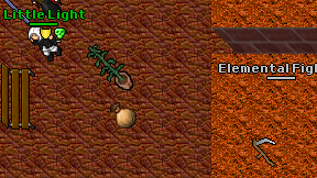 Elemental Fighter on screen