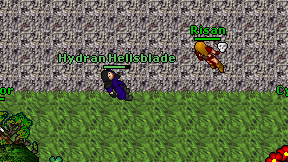 Hydran Hellsblade on screen