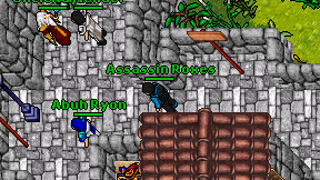 Assassin Roxes on screen