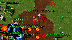Mage Explosive on screen