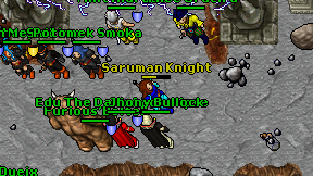Saruman Knight on screen