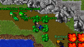 Master'of puppets on screen