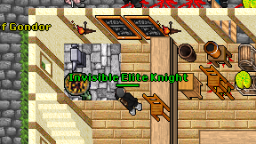 Invisible Elite Knight on screen