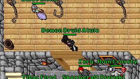 Demon Druid Atula on screen