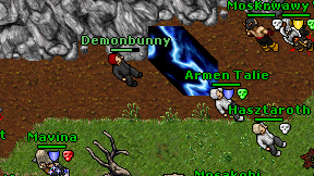 Demonbunny on screen