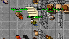 Daily hero on screen