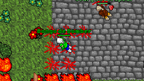 Bongo de Bomber on screen