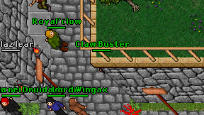 Claw Buster on screen