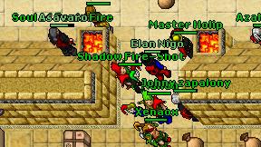 Shadow Fire-Shot on screen