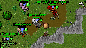 Boomster on screen