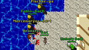 Fabio-bart on screen