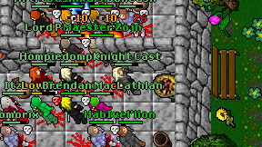 Knight Cast on screen