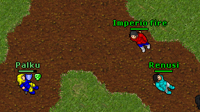 Imperio fire on screen