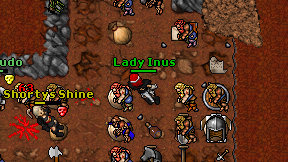 Lady Inus on screen