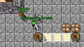 Shahphire Druid on screen