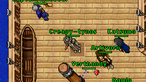 Creapy-tynos on screen