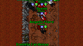 Angelic Flare on screen