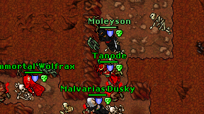 Tanode on screen
