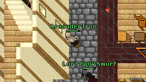 Aracader Iron on screen