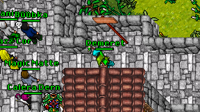 Demeret on screen