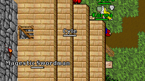 Cyle on screen