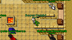 Royur Knight on screen