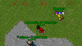 Assasin of Hunter on screen