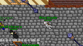 Blacklade on screen