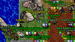 Warrior dwarf on screen