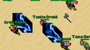 Tanke Druid on screen