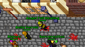 Angel full Healing on screen